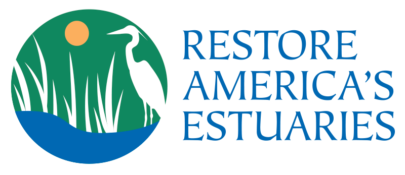 Restore America's Estuaries Logo in blue color